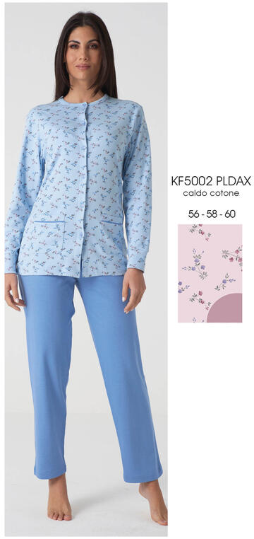 ART. KF5002 PLDAX- pigiama donna m/l kf5002 pldax - Fratelli Parenti